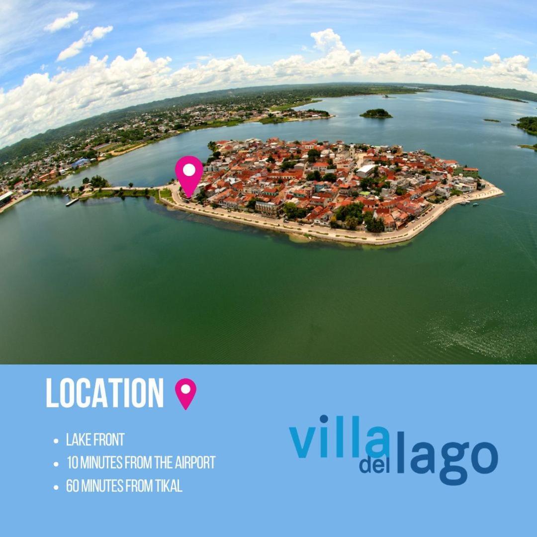 Hotel Villa Del Lago Flores Exterior photo